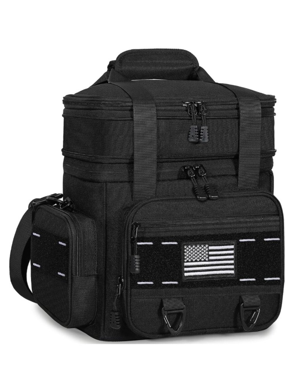 Tactical Insulated Lunch Box Double Deck Heavy Duty Cooler Bag